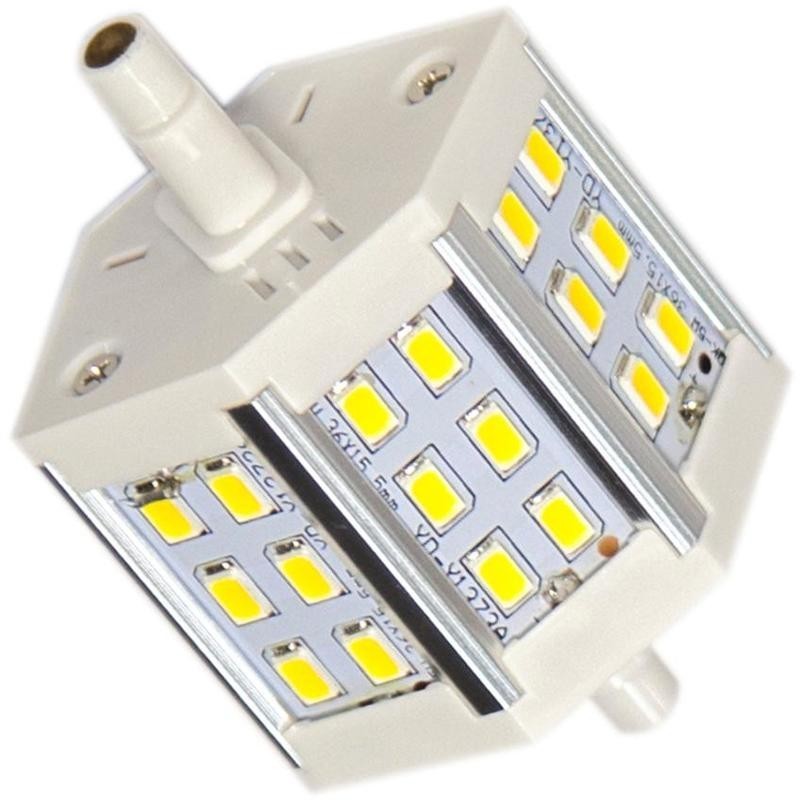 5X Ampoule LED R7S A+++ 6W 78mm 600 lm Blanc Froid