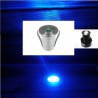 Spot Led Encastré Inox Jardin enterré - Inground - Underground 24V 1W Bleu