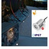 Spot Led Encastré Inox Jardin enterré Inground Underground 24V 3W Blanc Chaud