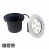 Spot Led Encastré Inox Jardin enterré Inground Underground 24V 6X3W Blanc Froid